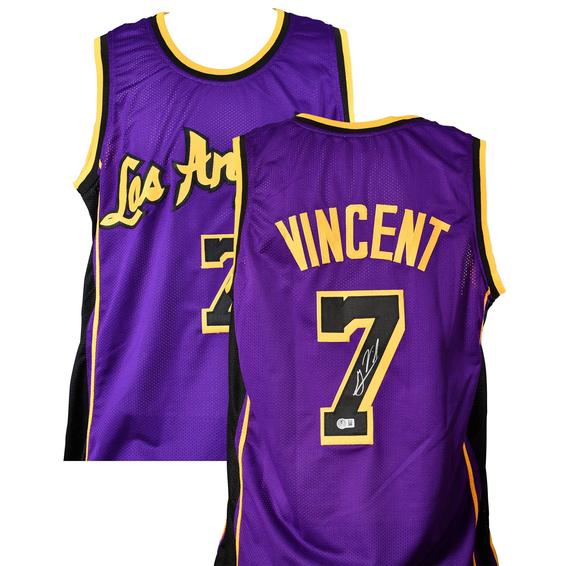 Gabe Vincent Signed Lakers Jersey authentic-signatures