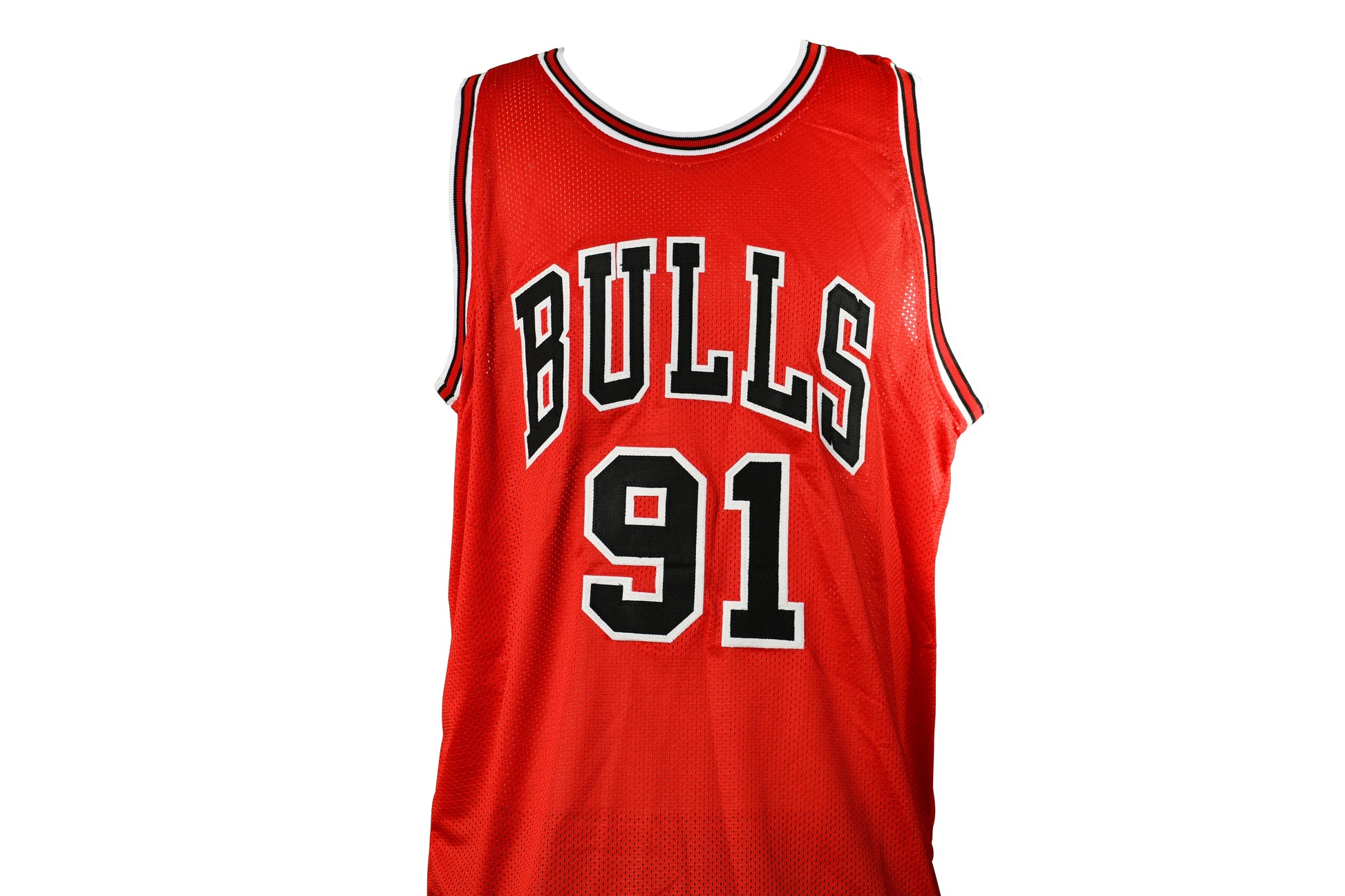 Dennis Rodman Signed Chicago Bulls Jersey Certified by Beckett authentic-signatures
