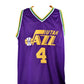 Adrian Dantley Signed Utah Jazz Jersey Inscribed "HOF 2008" authentic-signatures
