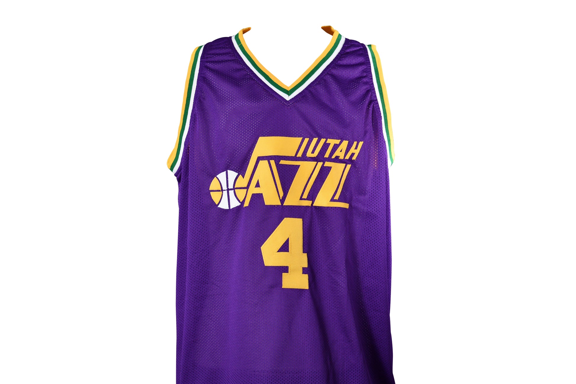 Adrian Dantley Signed Utah Jazz Jersey Inscribed "HOF 2008" authentic-signatures
