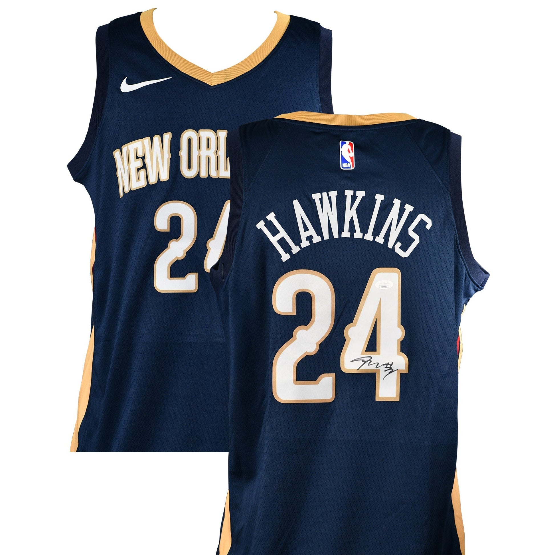 Jordan Hawkins Signed Pelicans Jersey authentic-signatures