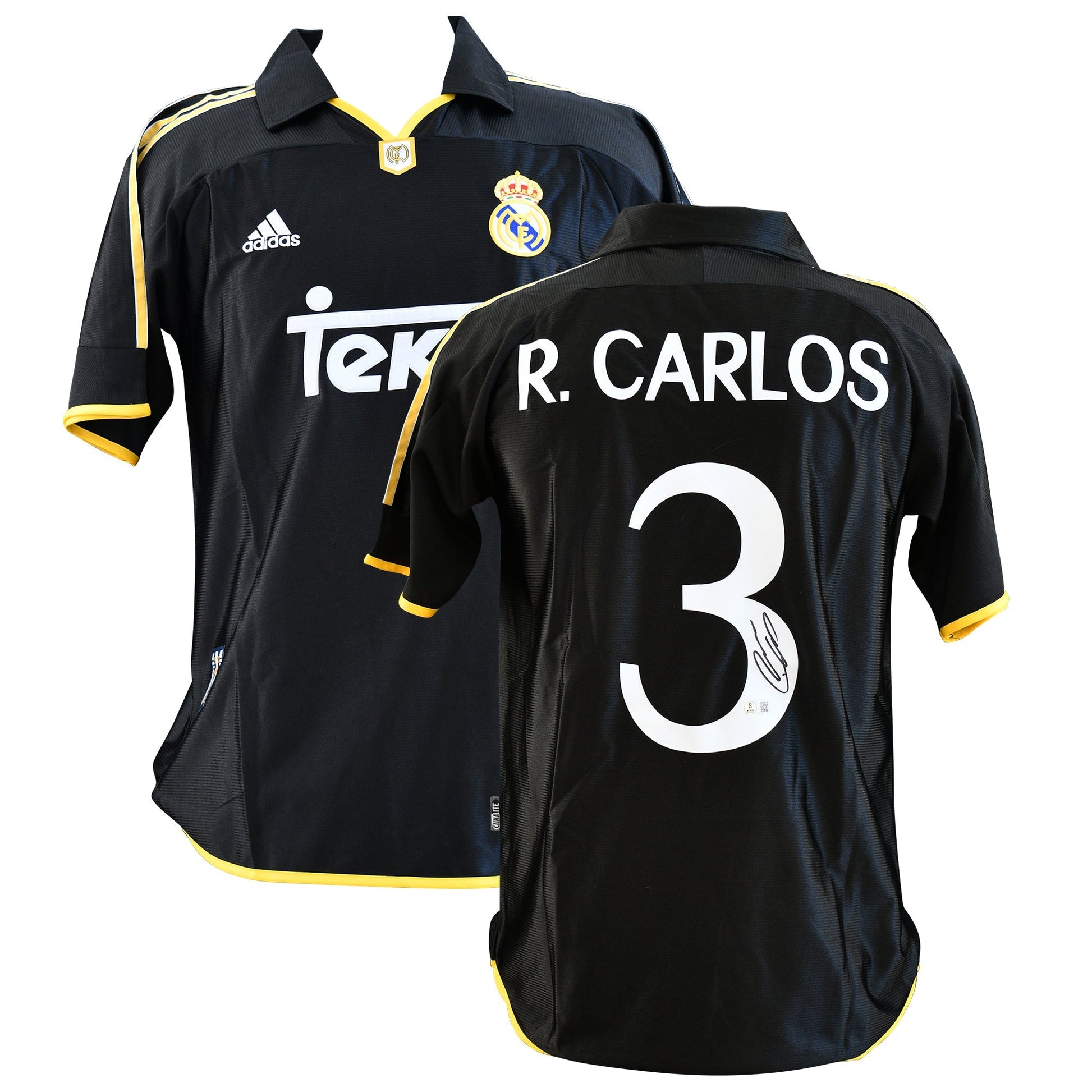 Roberto Carlos Signed Real Madrid Authentic Jersey Certified by Beckett authentic-signatures