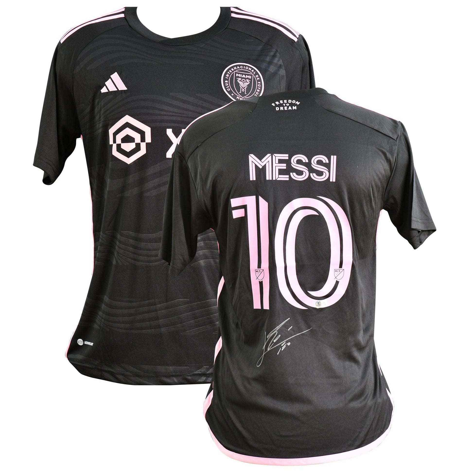 Lionel Messi Signed Inter Miami Jersey Inscribed "LEO" Certified by Beckett authentic-signatures