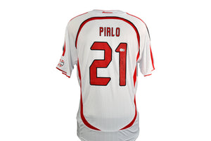 Andrea Pirlo Signed AC Milan Authentic Jersey Certified by Beckett from the 2007 Champions league Final authentic-signatures