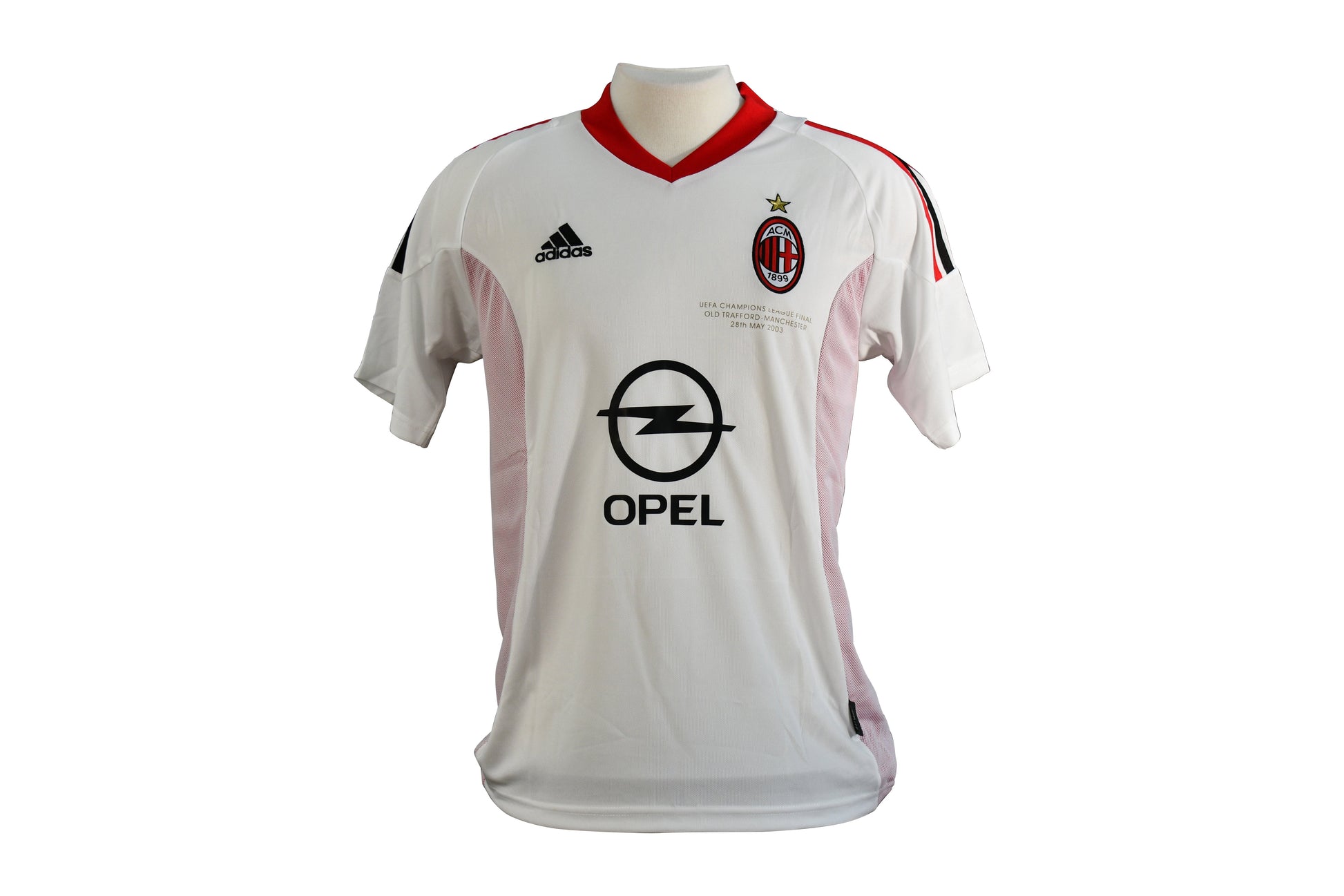 Rivaldo Signed AC Milan Jersey Certified by Beckett from the 2003 Champions League Final authentic-signatures