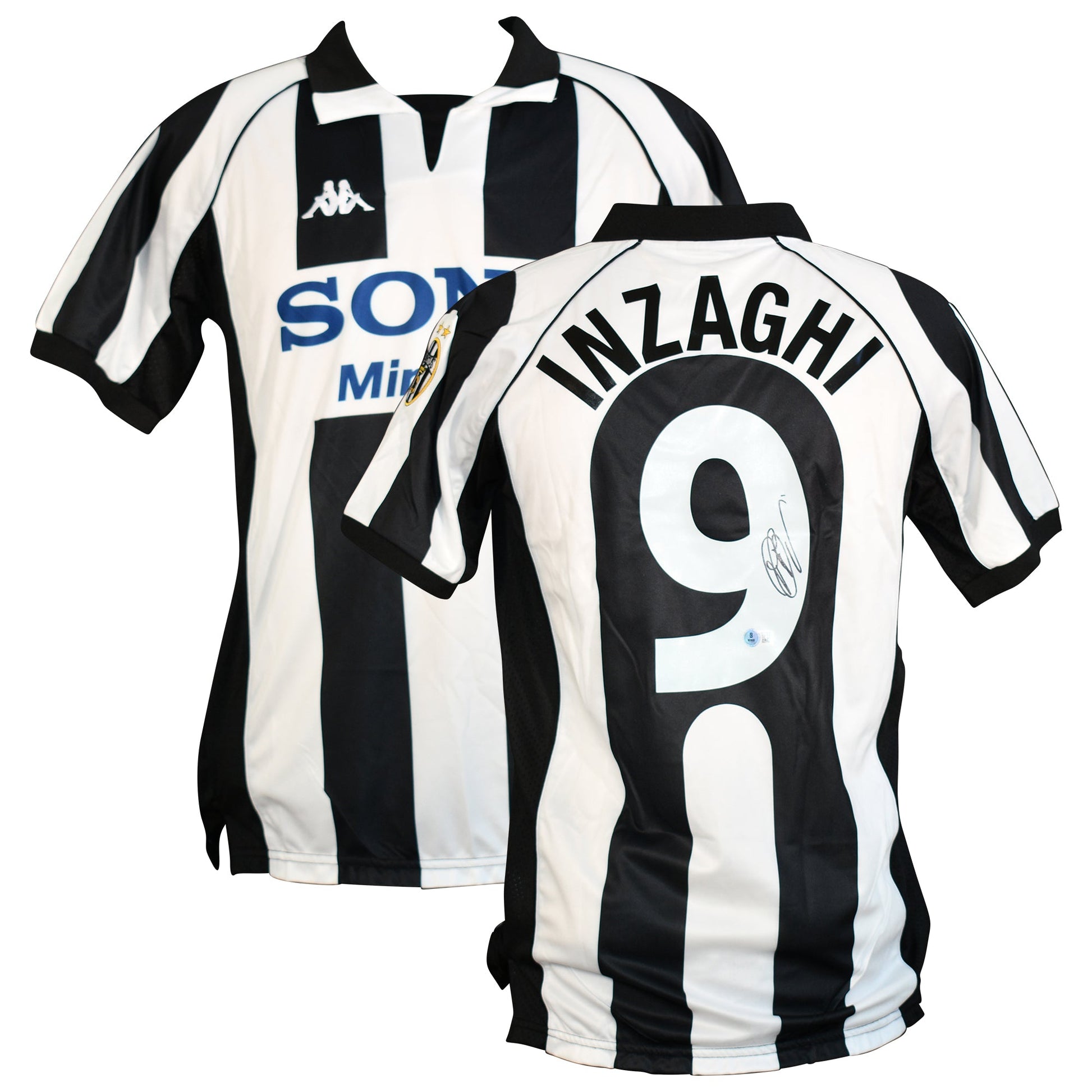 Filippo Inzaghi Signed Juventus Jersey Certified by Beckett authentic-signatures