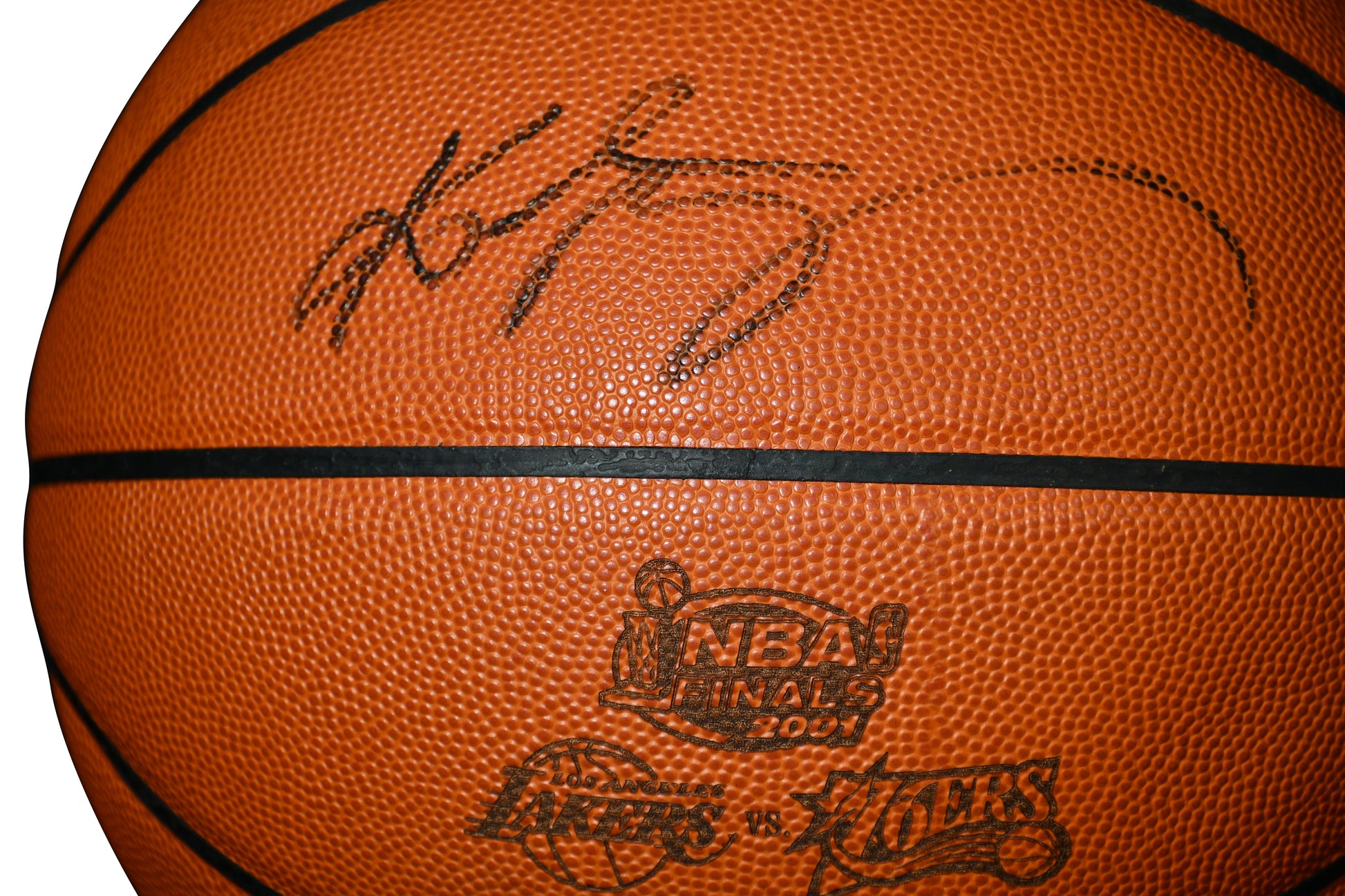 Kobe Bryant Signed Spalding 2001 NBA Finals Official Basketball authentic-signatures