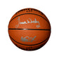 Magic Johnson and James Worthy signed basketball authentic-signatures
