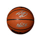 Magic Johnson & Shaquille O'Neal Signed NBA Basketball with Display Case authentic-signatures