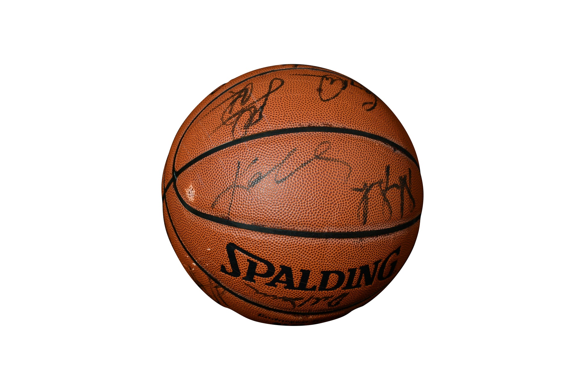 1997-98 Los Angeles Lakers Team Signed Basketball | Complete Roster (17 Signatures) authentic-signatures