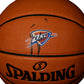 SHAI GILGEOUS-ALEXANDER SIGNED THUNDER LOGO BASKETBALL authentic-signatures