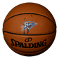 SHAI GILGEOUS-ALEXANDER SIGNED THUNDER LOGO BASKETBALL authentic-signatures