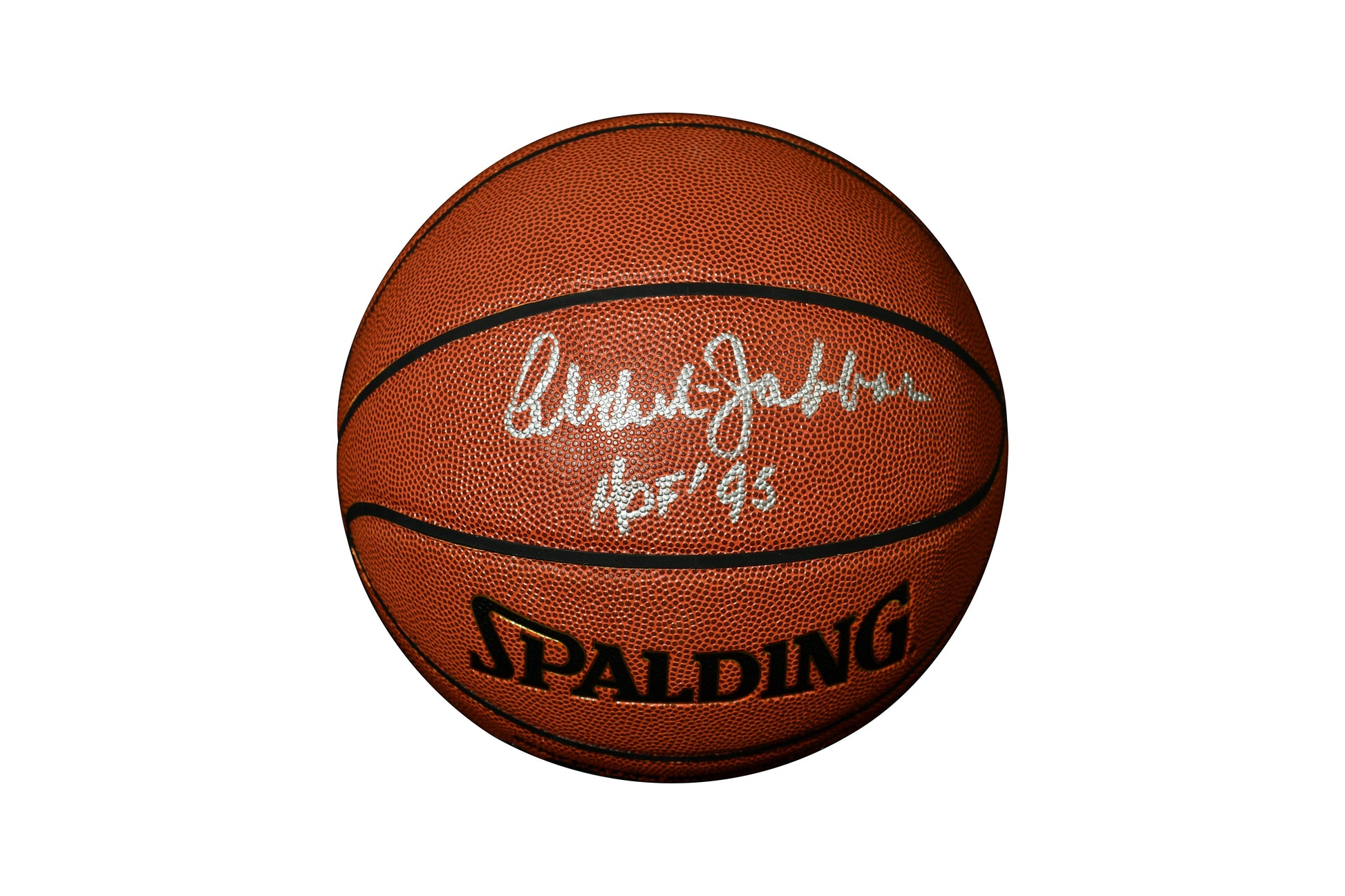 Kareem Abdul-Jabbar Signed NBA Basketball Inscribed "HOF 95" authentic-signatures
