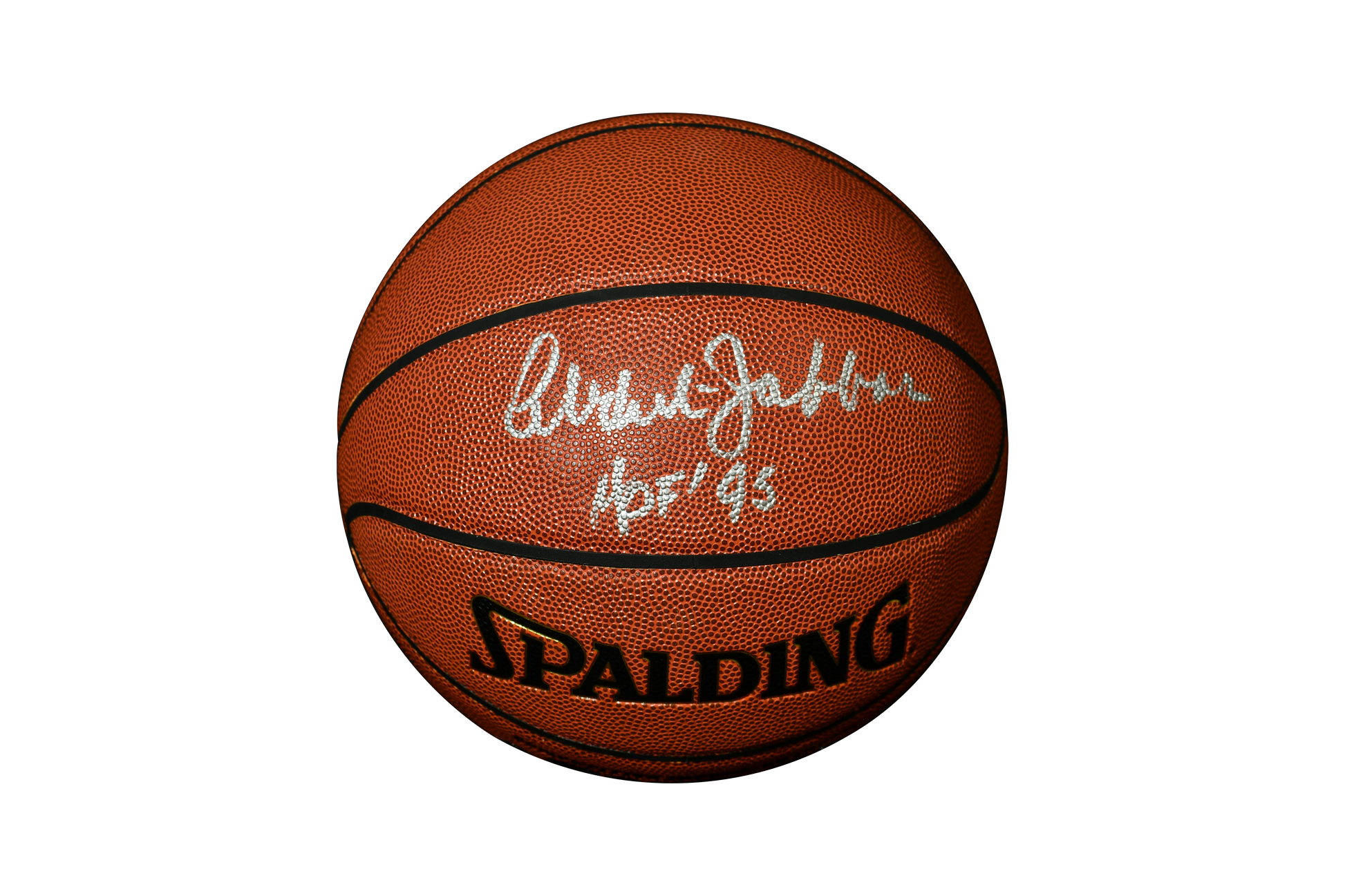Kareem Abdul-Jabbar Signed NBA Basketball Inscribed "HOF 95" authentic-signatures