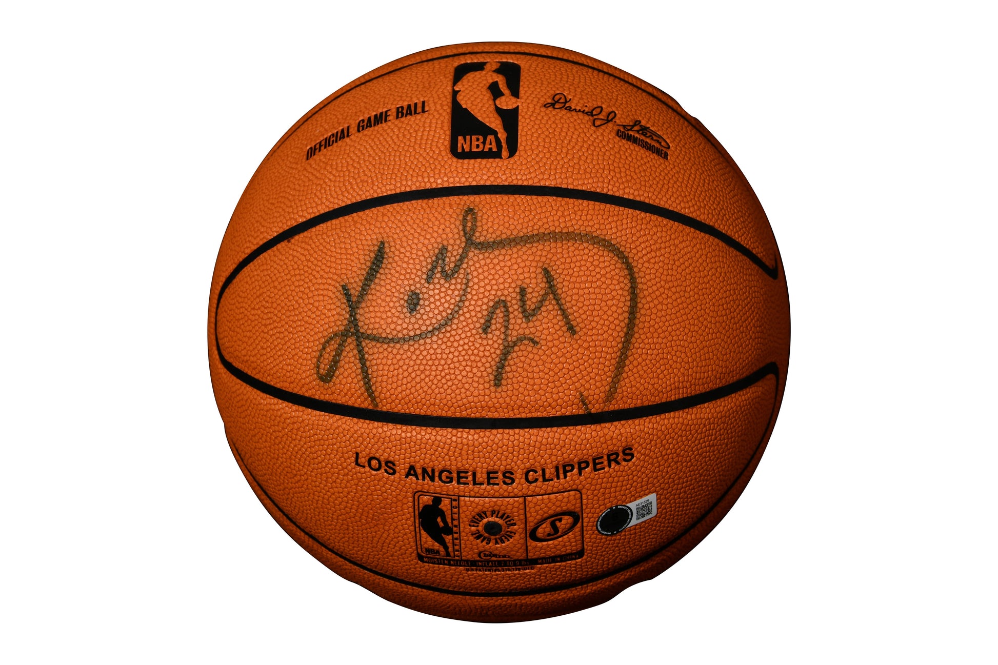 Kobe Bryant Signed NBA Official Game Ball with Rare "24" Jersey Number Inscription authentic-signatures