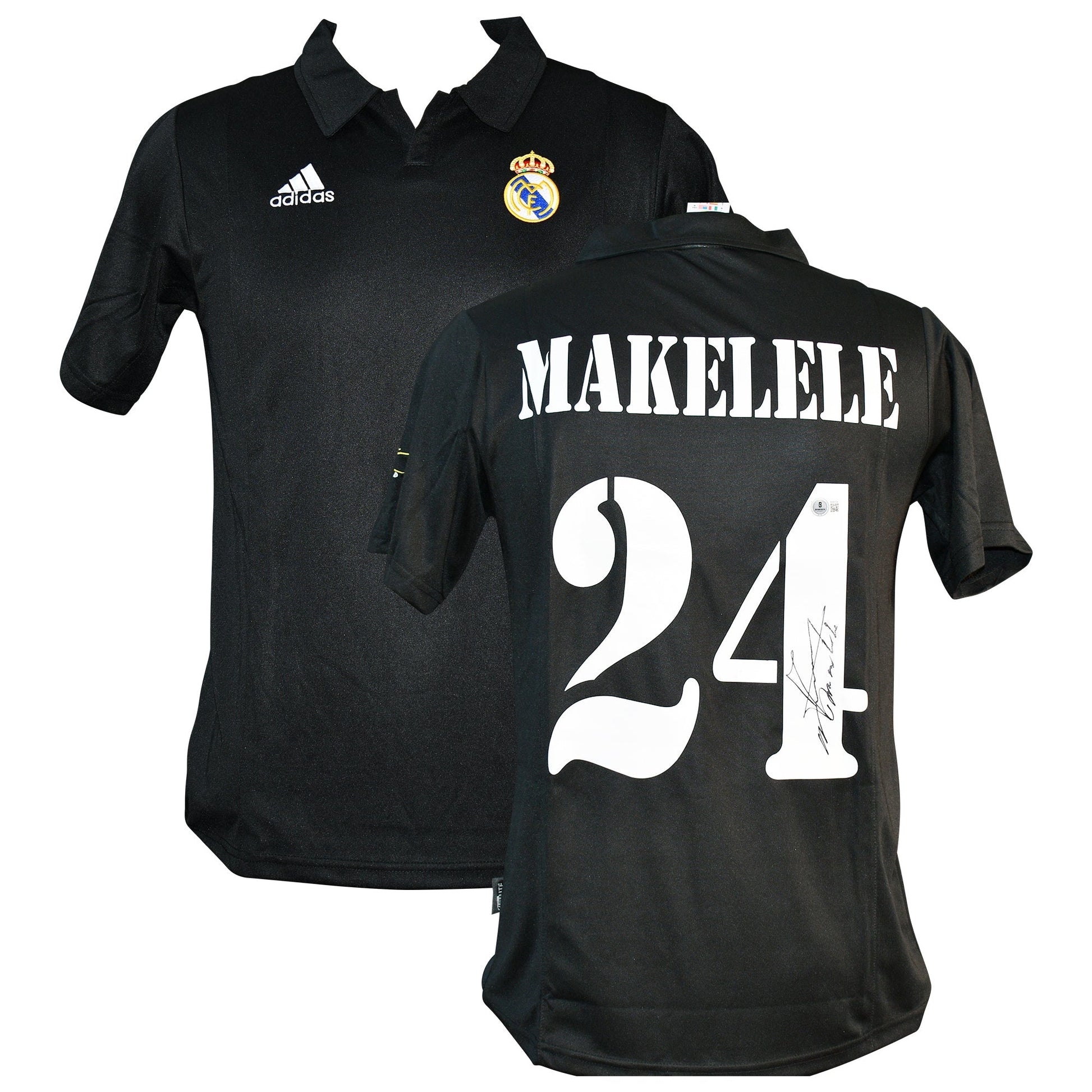 Claude Makélélé Signed Real Madrid Authentic Jersey Certified by Beckett authentic-signatures