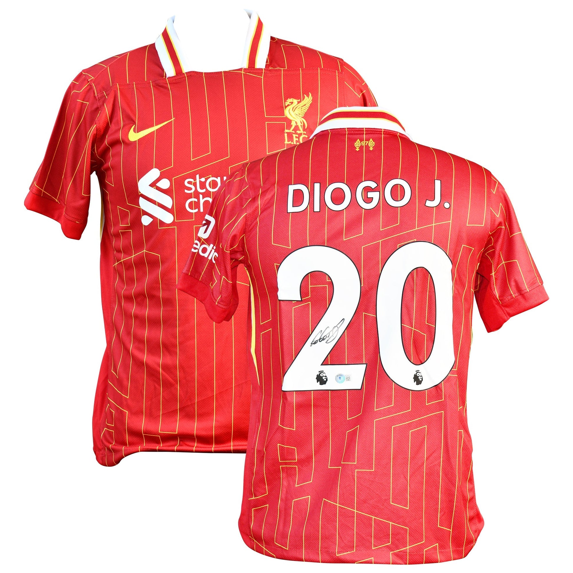 Diogo Jota Signed Liverpool Authentic Jersey Certified by Beckett authentic-signatures