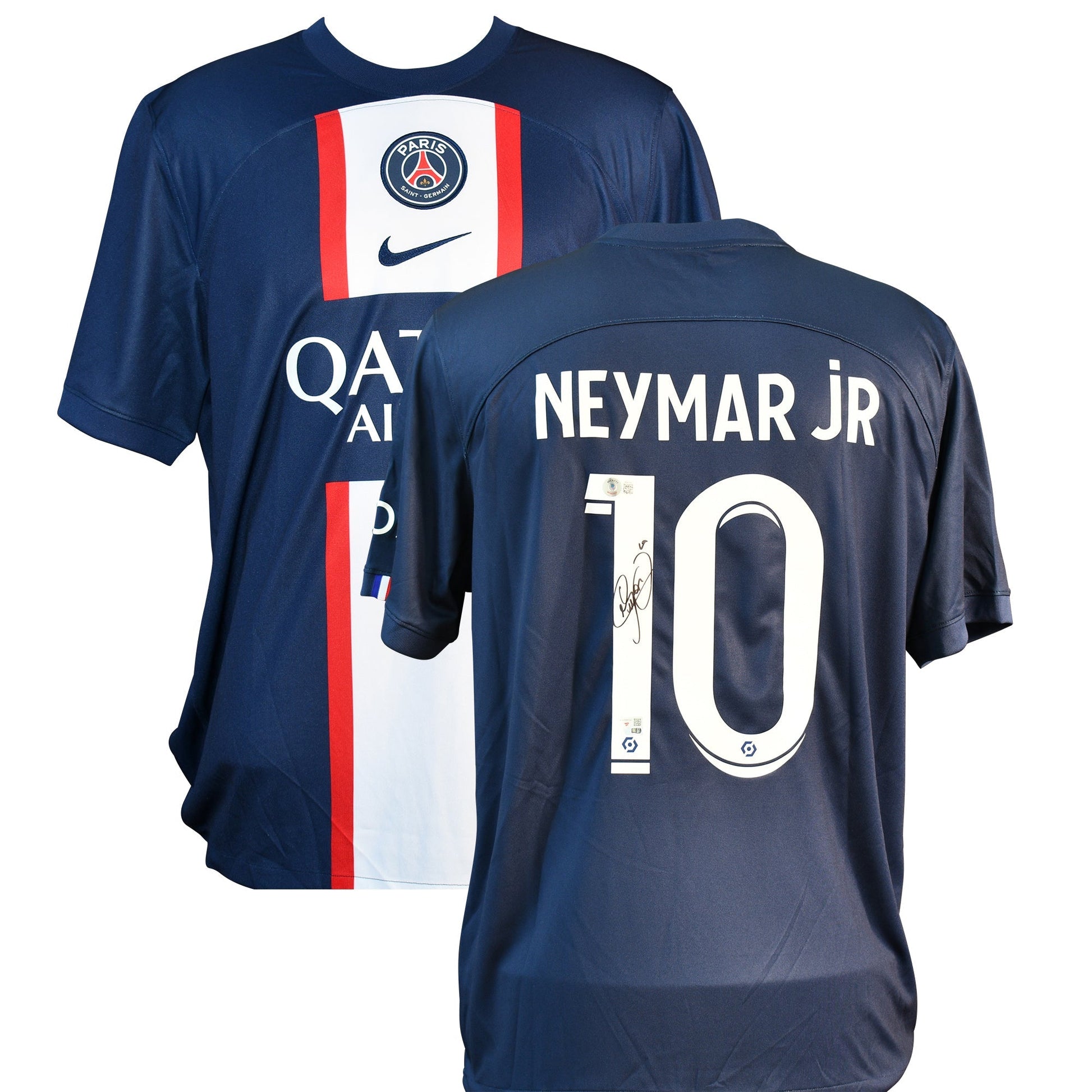 Neymar Jr. Signed Paris Saint-Germain Jersey Certified by Beckett authentic-signatures