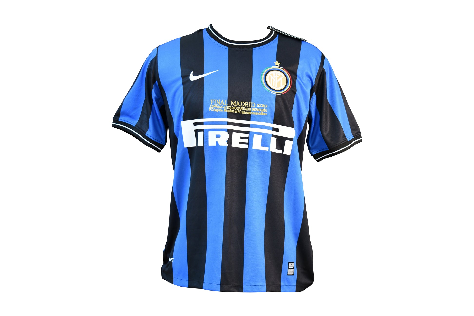J. Zanetti Signed Inter Milan Nike Authentic Jersey Certified by Beckett authentic-signatures