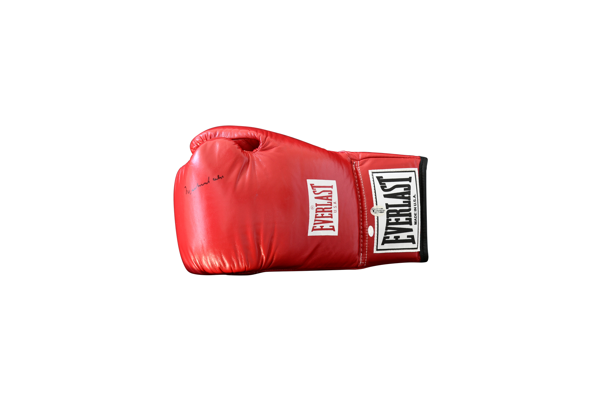 RARE  Authentique Gant  de Boxe Gauche signé par Mohammad Ali et certifié par JSA authentic-signatures