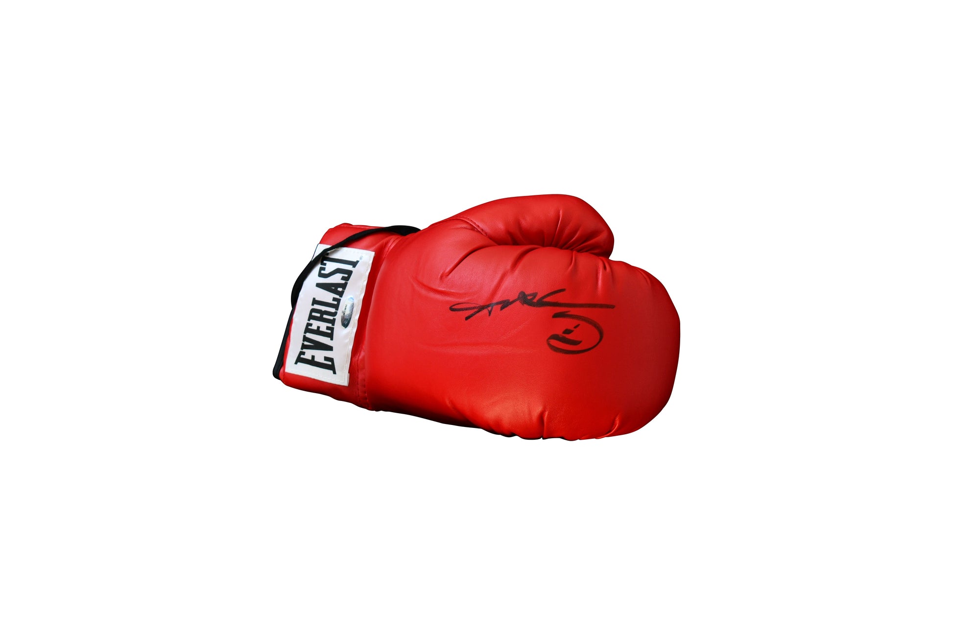 Authentique Gant de boxe Droit EVERLAST signe par "SUGAR" Ray Leonard et certifie par TRISTAR authentic-signatures