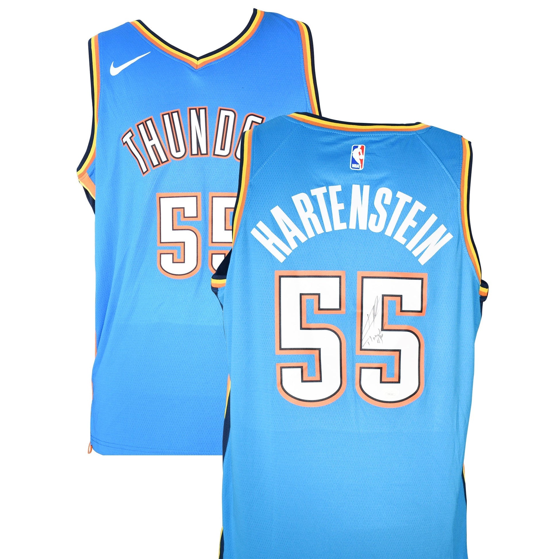 Isaiah Hartenstein Signed Oklahoma City Thunder Nike Authentic Jersey with Inscription authentic-signatures