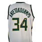 Maillot Custom Domicile Milwaukee Bucks signe par Giannis Antetokoumpo certifie par JSA authentic-signatures