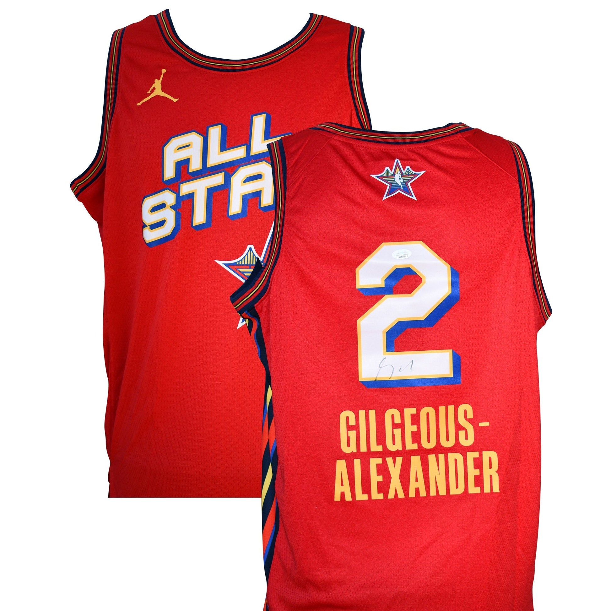 Shai Gilgeous-Alexander Signed 2024 All-Star-Game Jersey Certified by JSA authentic-signatures