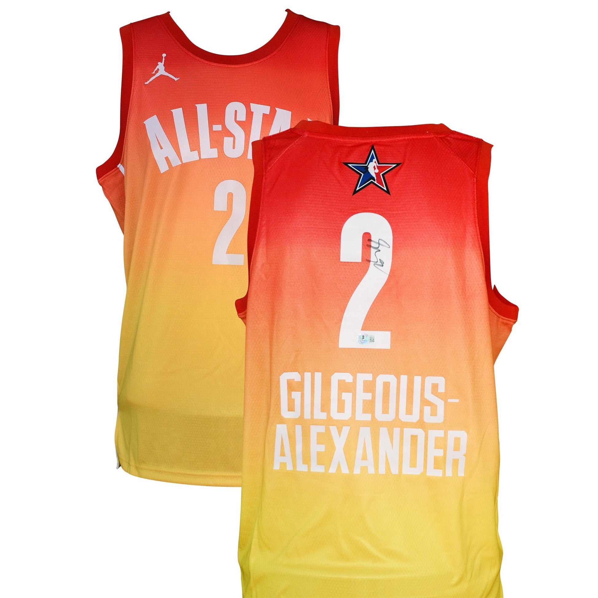 Shai Gilgeous-Alexander Signed Authentic 2023 All-Star-Game Jersey Certified by Beckett authentic-signatures