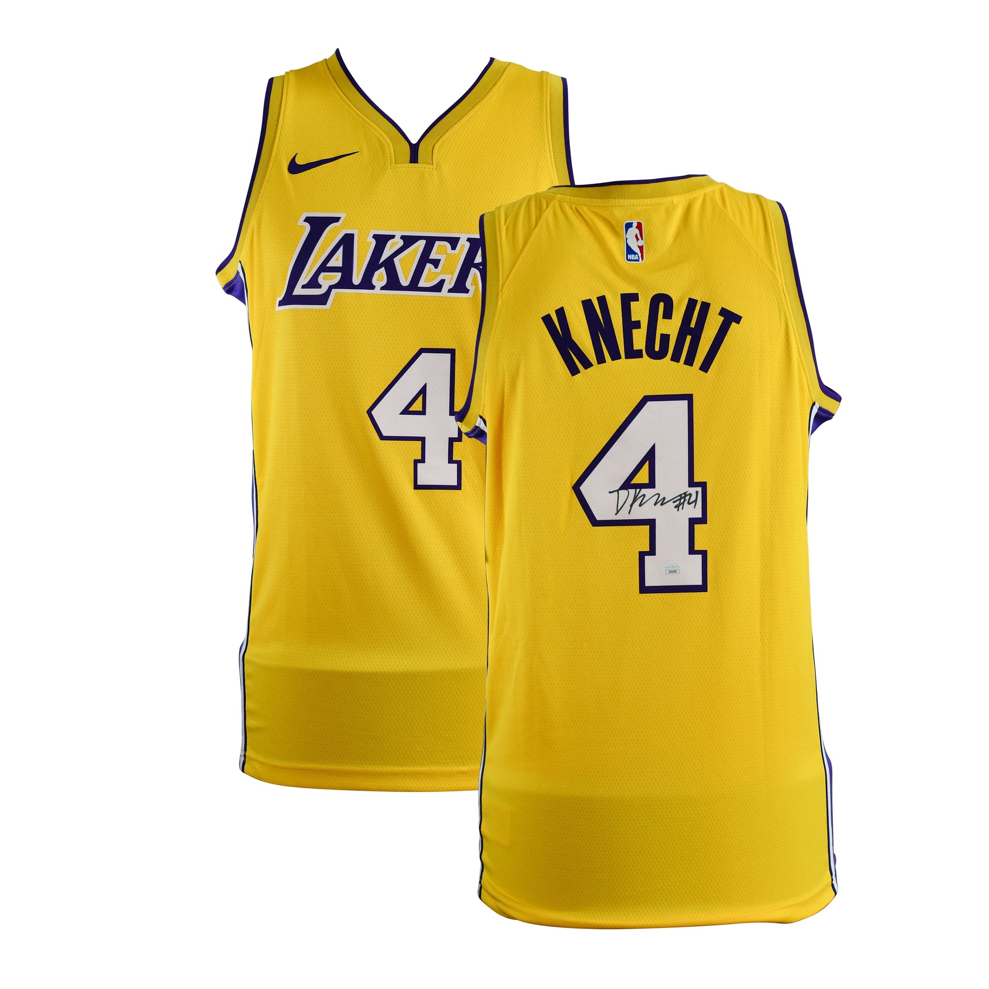 Dalton Knecht Signed Los Angeles Lakers Jersey authentic-signatures
