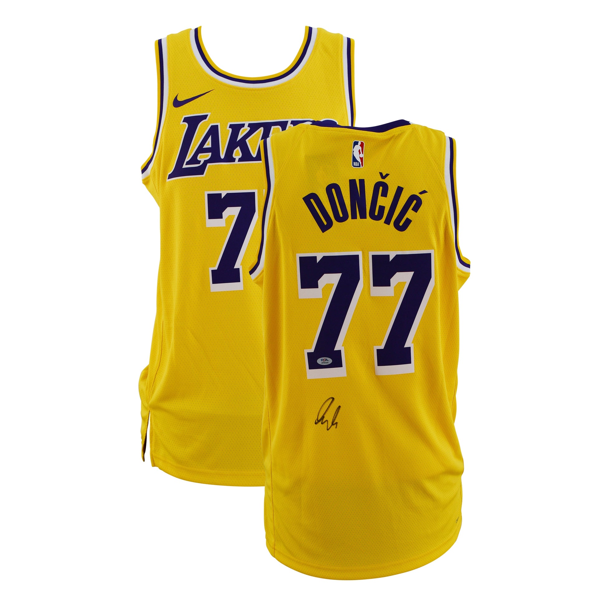 Luka Dončić Signed Los Angeles Lakers Swingman Jersey authentic-signatures