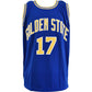 Chris Mullin Signed Golden State Warriors Career Highlight Stats Jersey Certified by Beckett authentic-signatures