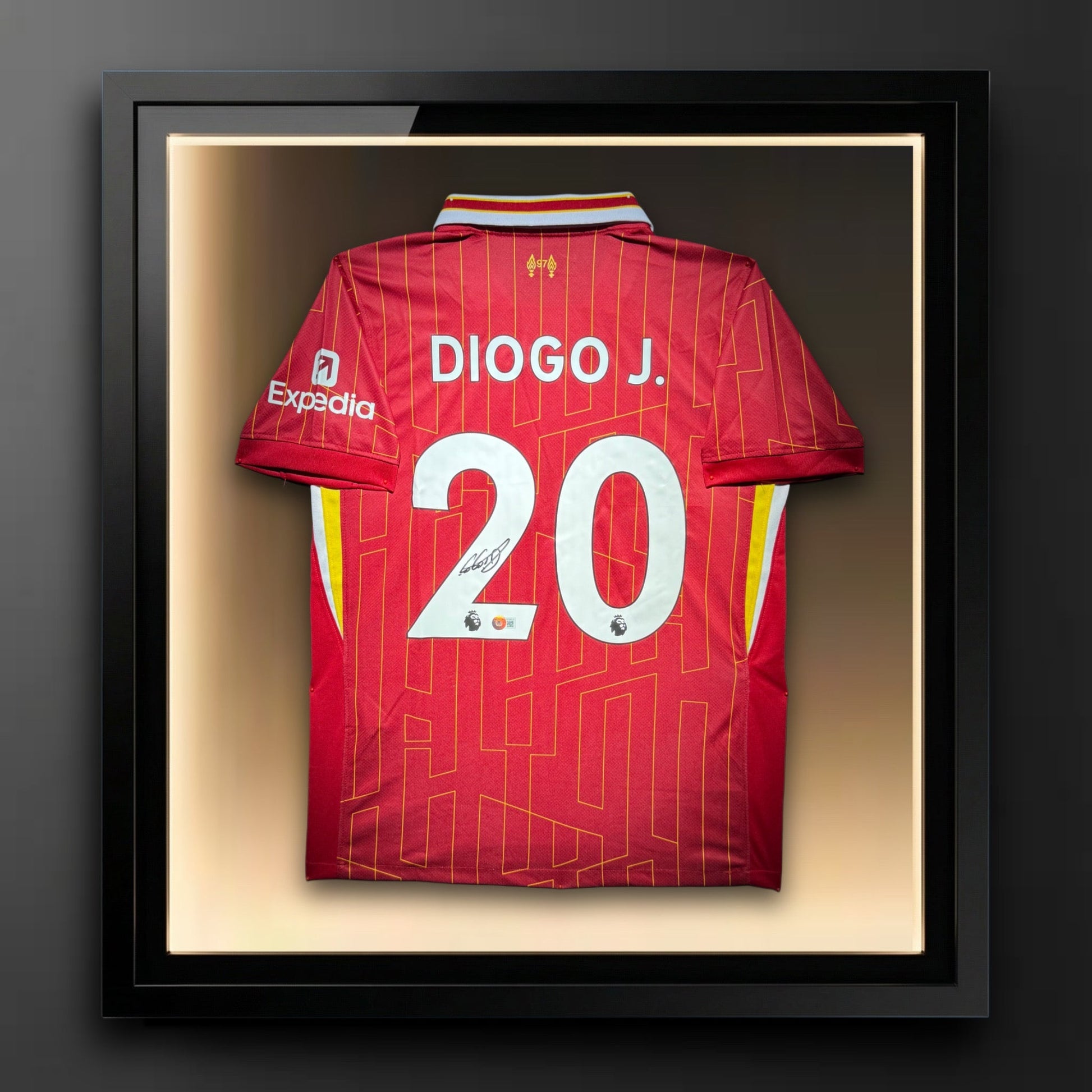 Diogo Jota Signed Liverpool Authentic Jersey Certified by Beckett authentic-signatures