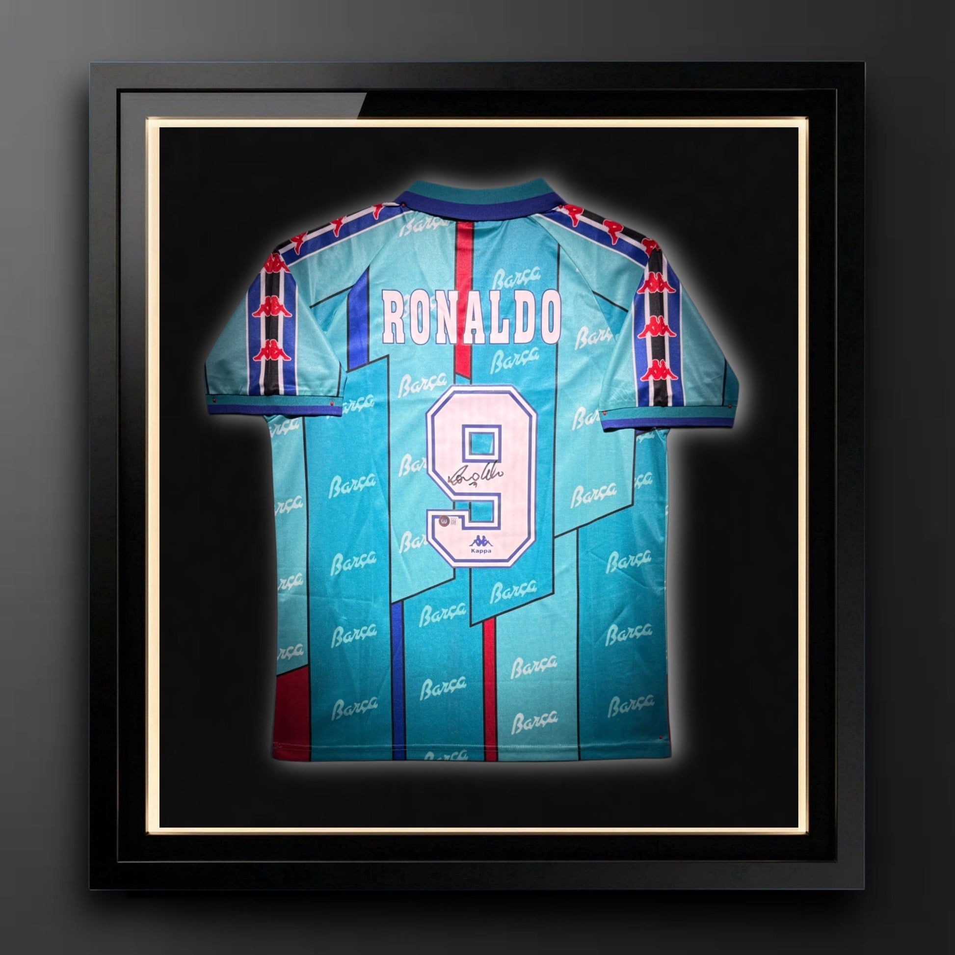 Ronaldo Nazario Signed FC Barcelona Jersey Certified by Beckett authentic-signatures