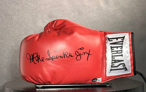 Gant de Boxe Everlast Gauche signe par Michael Spinks et certifie par Beckett et Prova authentic-signatures