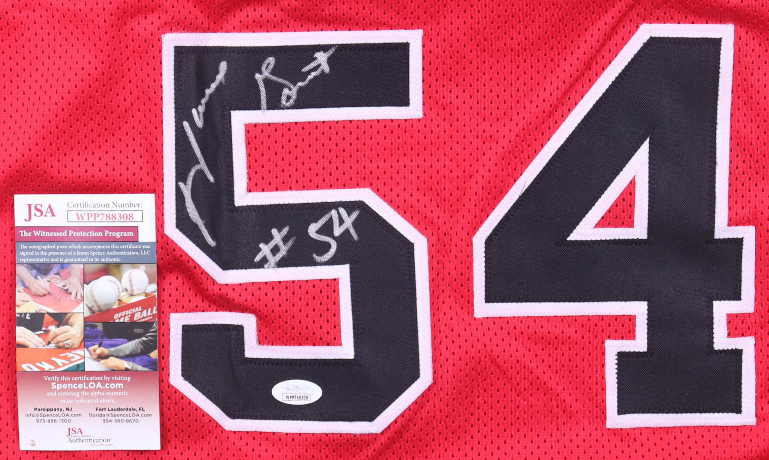 Horace Grant Signed Chicgo Bulls Jersey Certified by JSA authentic-signatures