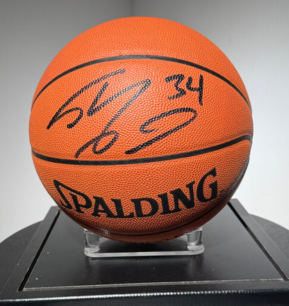 Basketball avec Rare "34 "signe par Shaquille O'Neal certifie par Beckett authentic-signatures