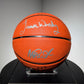 Basketball Legendes des Lakers Showtime signe par Magic Johnson et James Worthy certifie par Fanatics authentic-signatures