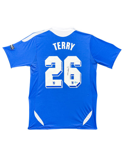 Maillot Chelsea FC Domicile  Finale Champions League 2012 signe par John Terry  Certifie par Beckett authentic-signatures