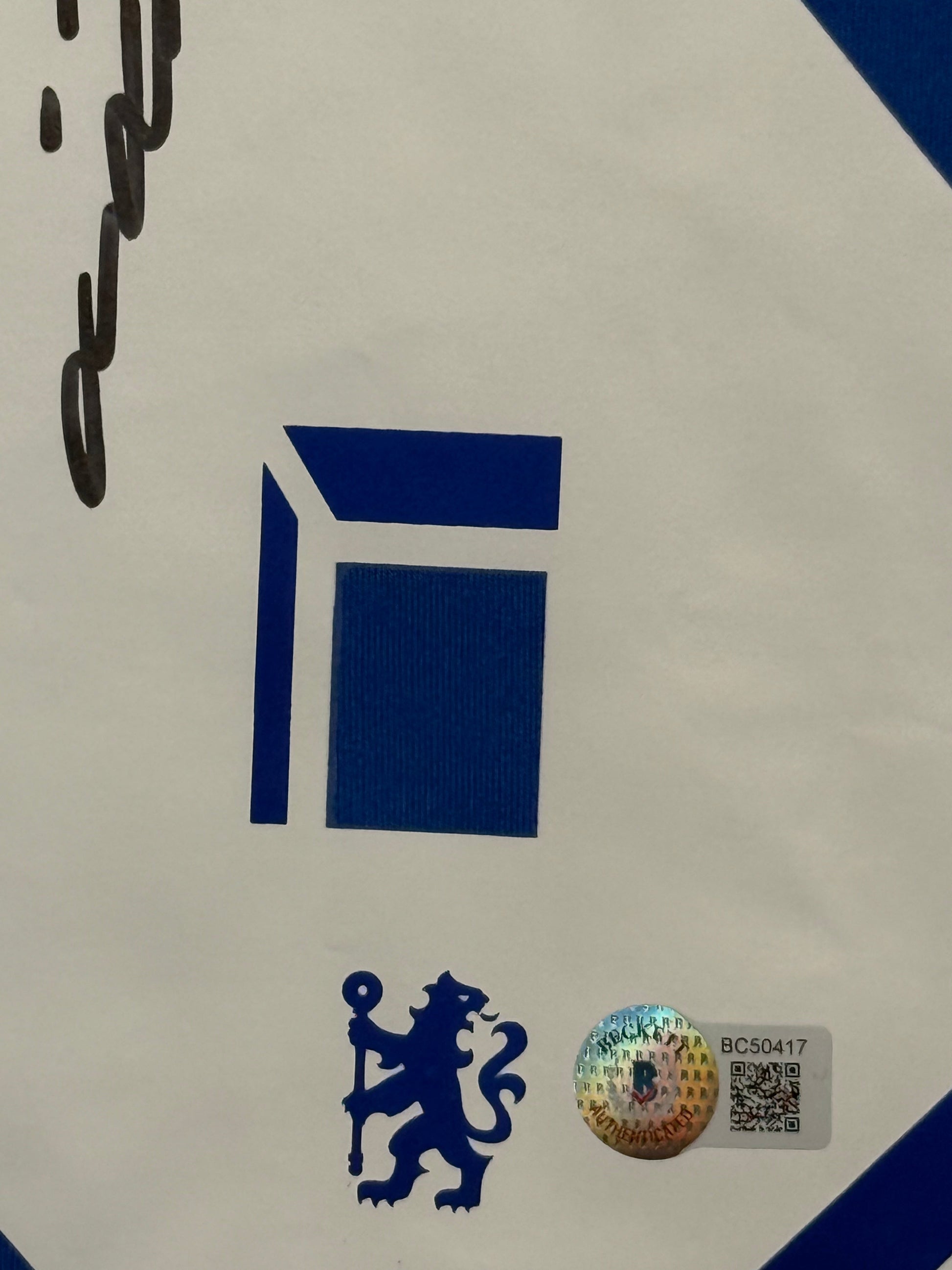 Maillot Chelsea FC Domicile  Finale Champions League 2012 signe par John Terry  Certifie par Beckett authentic-signatures