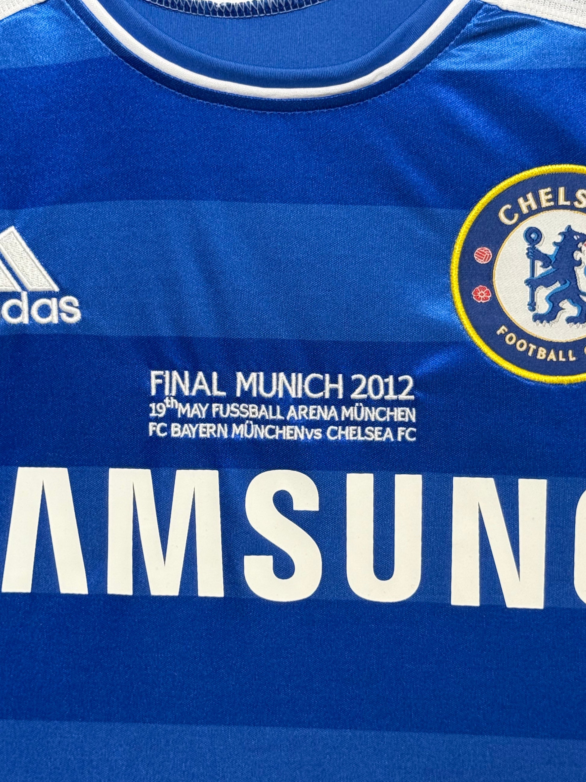 Maillot Chelsea FC Domicile  Finale Champions League 2012 signe par John Terry  Certifie par Beckett authentic-signatures