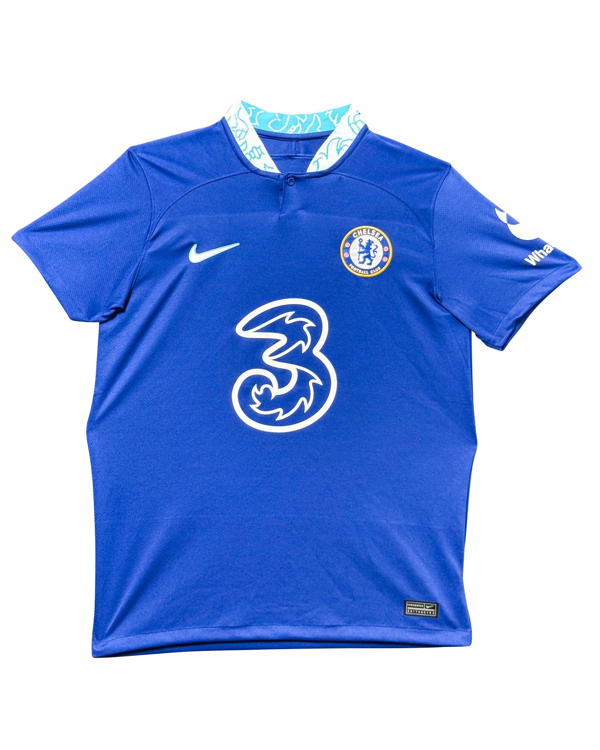 Maillot Domicile signe par Benoit Badiashile Chelsea FC 2020-21 Certifie par Beckett authentic-signatures