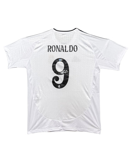 Maillot Domicile Real Madrid CF 2022-23 signe Ronaldo Nazario Certifie par Beckett authentic-signatures