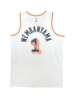 Maillot Authentique San Antonio Spurs signé par Victor Wembanyama et certifié par Fanatics authentic-signatures