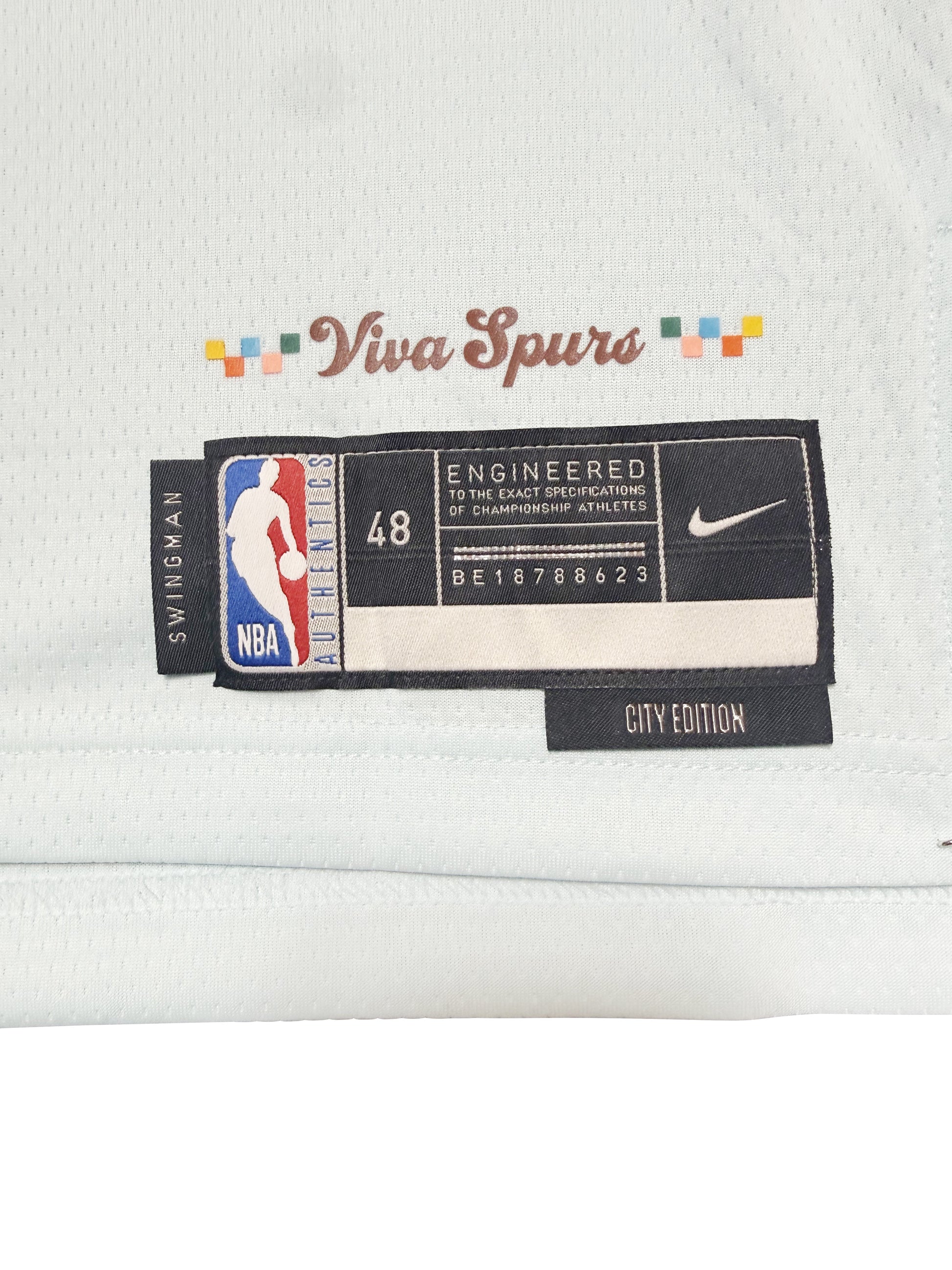 Maillot Authentique San Antonio Spurs signé par Victor Wembanyama et certifié par Fanatics authentic-signatures