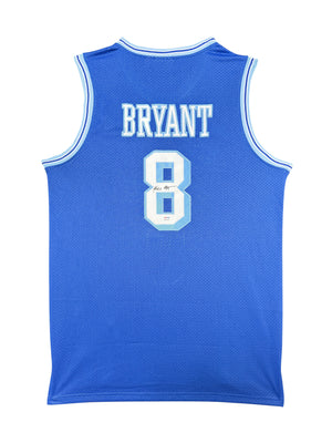 Maillot année de rookie throwback  du maillot alternatif bleu des Los Angeles Lakers signé par Kobe Bryant et certifié par PSA authentic-signatures