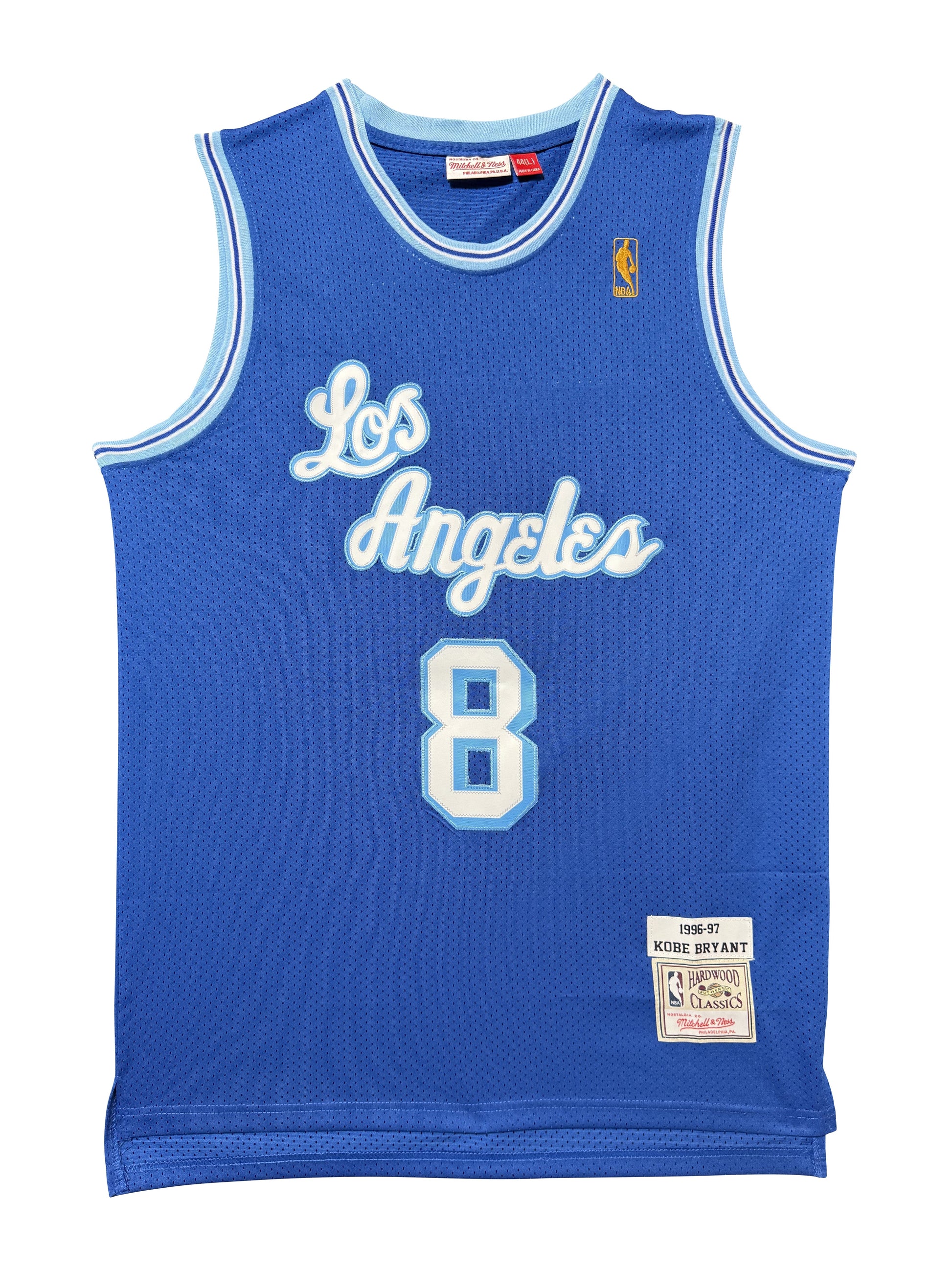 Maillot année de rookie throwback  du maillot alternatif bleu des Los Angeles Lakers signé par Kobe Bryant et certifié par PSA authentic-signatures