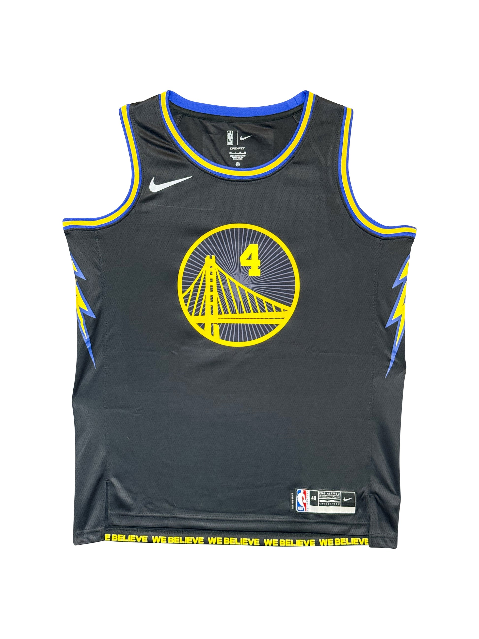 Maillot Authentique NBA Finals Golden Sate Warriors signe par Moses Moody et certifie par PSA authentic-signatures