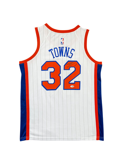 Maillot Authentique Domicile New York Knicks signe par Karl-Anthony Towns certifie par JSA authentic-signatures