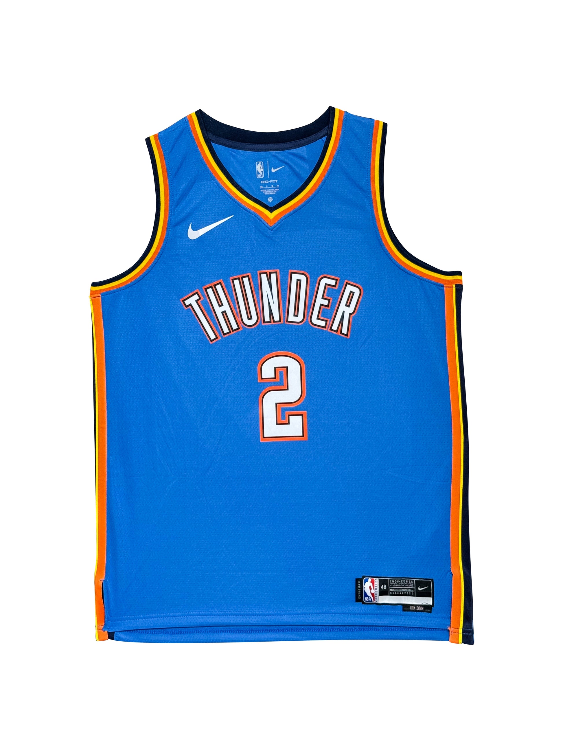 Maillot Authentique NBA Finals OKC Thunder signe par Shai Gilgeous Alexander certifie par JSA authentic-signatures